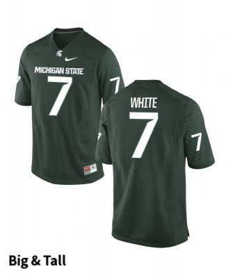 Men's Cody White Michigan State Spartans #7 Nike NCAA Green Big & Tall Authentic College Stitched Football Jersey YX50Y25MI
